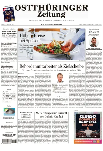 Ostthüringer Zeitung (Gera) - 29 Dec 2023