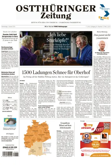Ostthüringer Zeitung (Gera) - 4 Jan 2024
