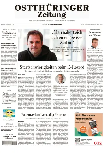 Ostthüringer Zeitung (Gera) - 10 Jan 2024