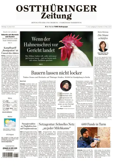 Ostthüringer Zeitung (Gera) - 16 Jan 2024