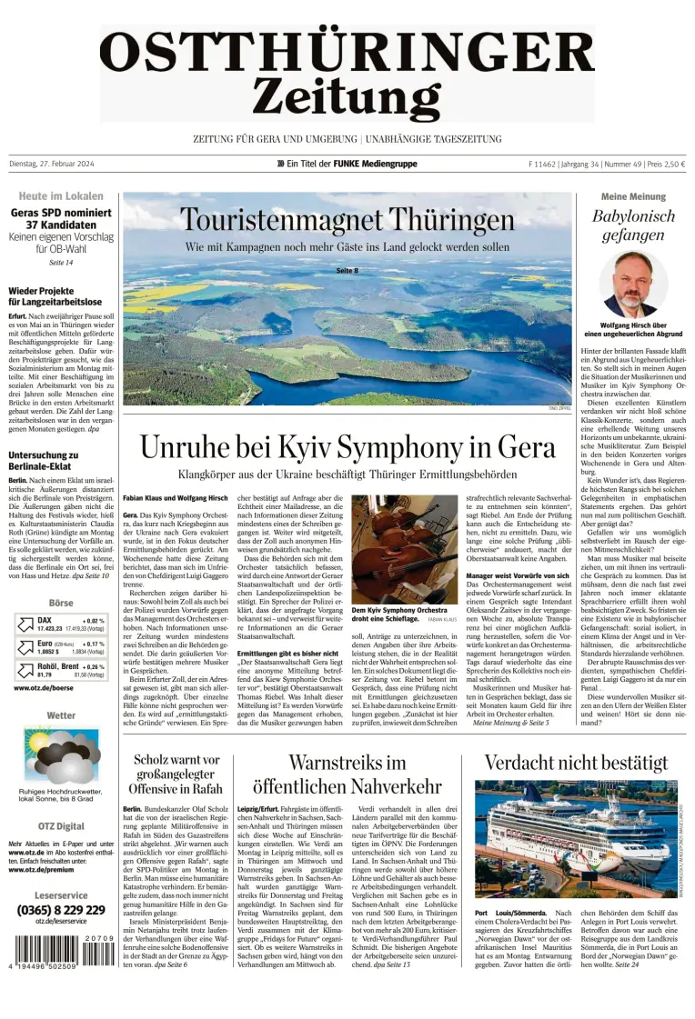 Ostthüringer Zeitung (Gera)