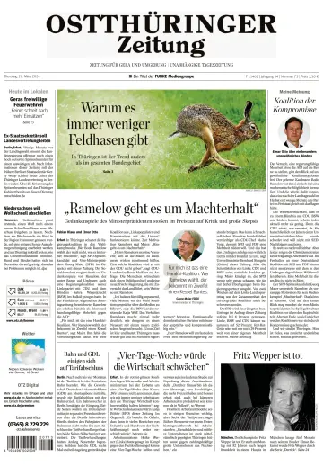 Ostthüringer Zeitung (Gera) - 26 Mar 2024