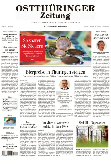 Ostthüringer Zeitung (Gera) - 03 apr 2024