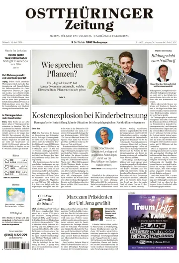 Ostthüringer Zeitung (Gera) - 10 4月 2024