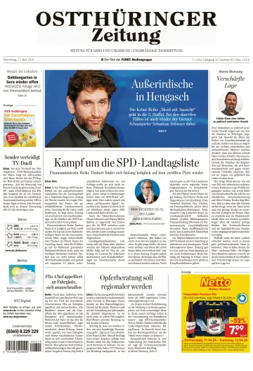 Ostthüringer Zeitung (Gera) - 11 4月 2024