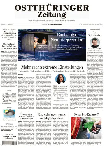 Ostthüringer Zeitung (Gera) - 16 四月 2024