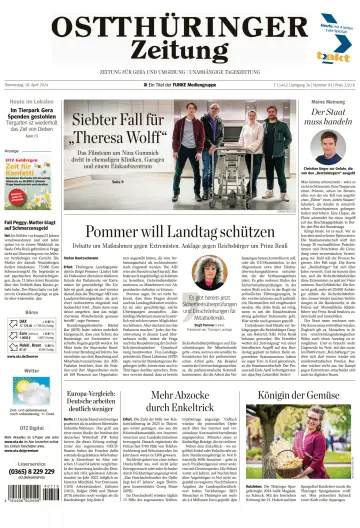 Ostthüringer Zeitung (Gera) - 18 4月 2024