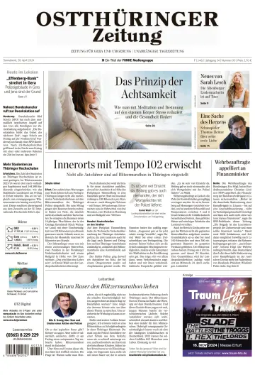 Ostthüringer Zeitung (Gera) - 20 四月 2024