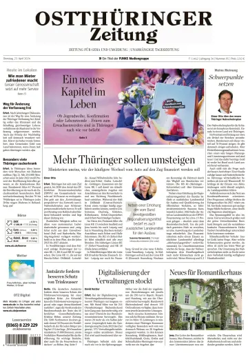 Ostthüringer Zeitung (Gera) - 23 4월 2024