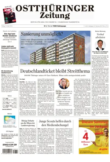 Ostthüringer Zeitung (Gera) - 26 4月 2024