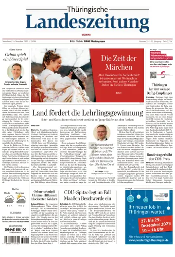 Thüringische Landeszeitung (Weimar) - 16 Dec 2023