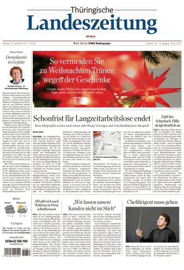 Thüringische Landeszeitung (Weimar) - 19 Dec 2023
