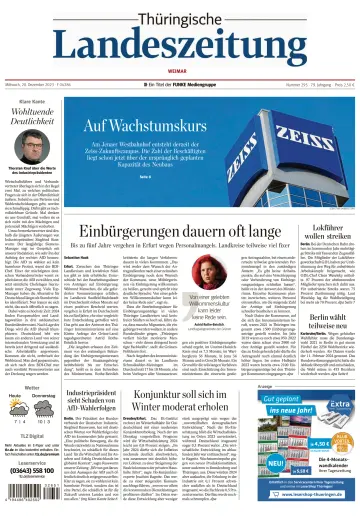 Thüringische Landeszeitung (Weimar) - 20 Dec 2023