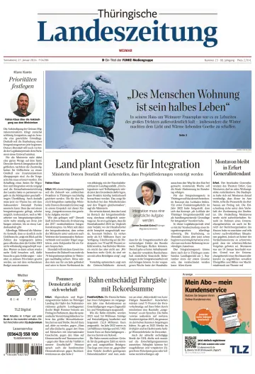 Thüringische Landeszeitung (Weimar) - 27 Jan 2024