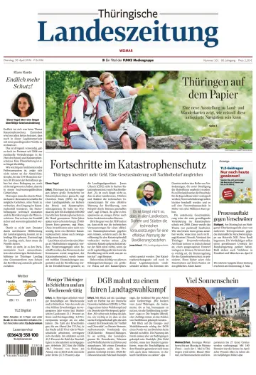 Thüringische Landeszeitung (Weimar) - 30 四月 2024