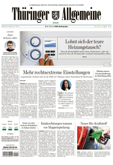 Thüringer Allgemeine (Apolda) - 16 四月 2024