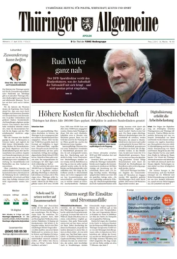 Thüringer Allgemeine (Apolda) - 17 Apr 2024