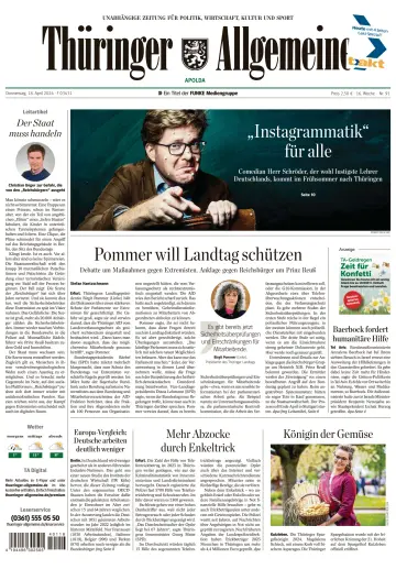 Thüringer Allgemeine (Apolda) - 18 四月 2024