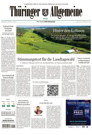 Thüringer Allgemeine (Apolda) - 25 May 2024