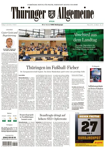 Thüringer Allgemeine (Apolda) - 14 Jun 2024