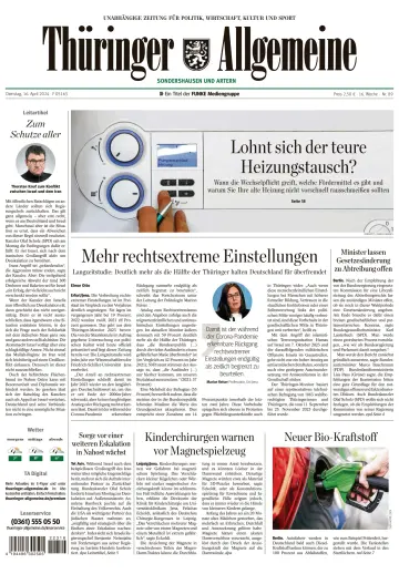 Thüringer Allgemeine (Artern) - 16 4月 2024