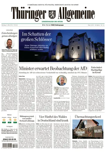 Thüringer Allgemeine (Artern) - 14 May 2024
