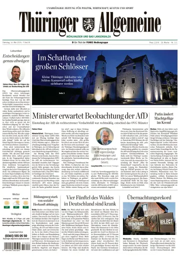 Thüringer Allgemeine (Bad Langensalza) - 14 May 2024