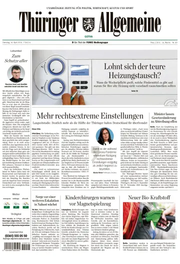 Thüringer Allgemeine (Gotha) - 16 4月 2024