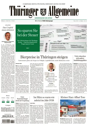 Thüringer Allgemeine (Sondershausen) - 03 4月 2024