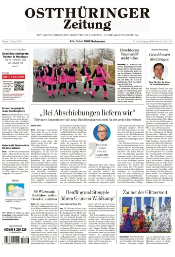 Ostthüringer Zeitung (Bad Lobenstein) - 5 Feb 2024