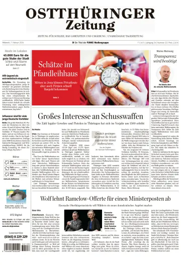 Ostthüringer Zeitung (Bad Lobenstein) - 7 Feb 2024