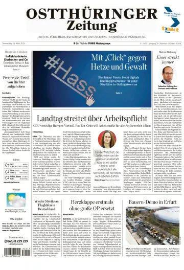 Ostthüringer Zeitung (Bad Lobenstein) - 14 Mar 2024