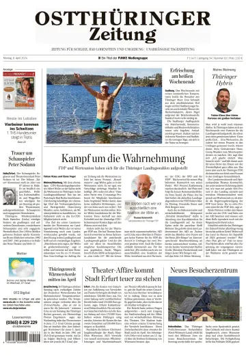 Ostthüringer Zeitung (Bad Lobenstein) - 08 四月 2024