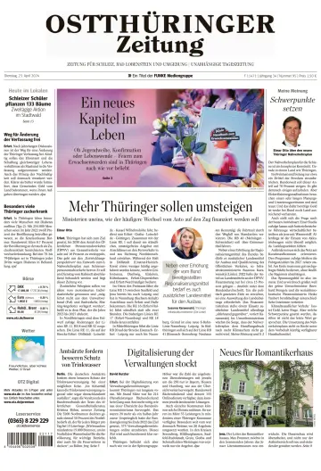 Ostthüringer Zeitung (Bad Lobenstein) - 23 Nis 2024