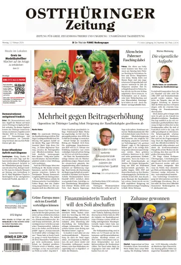 Ostthüringer Zeitung (Greiz) - 12 Feb 2024
