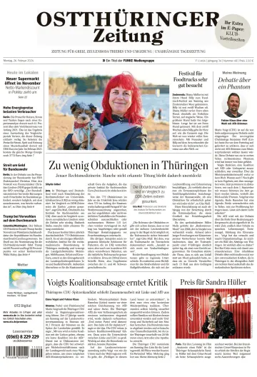 Ostthüringer Zeitung (Greiz) - 26 Feb 2024