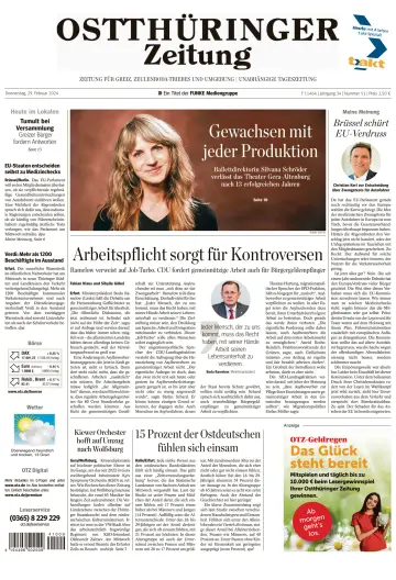 Ostthüringer Zeitung (Greiz) - 29 Feb 2024