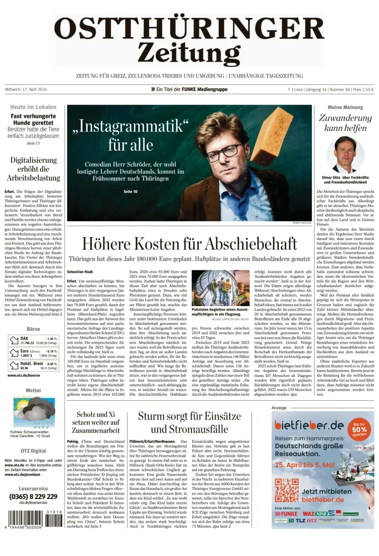 Ostthüringer Zeitung (Greiz)
