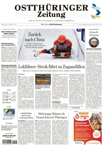Ostthüringer Zeitung (Jena) - 16 Nov 2023