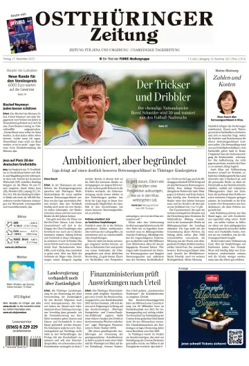 Ostthüringer Zeitung (Jena) - 17 Nov 2023