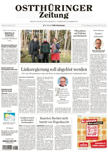 Ostthüringer Zeitung (Jena) - 20 Nov 2023