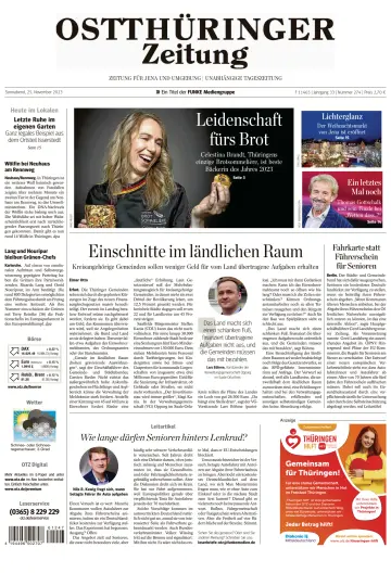 Ostthüringer Zeitung (Jena) - 25 Nov 2023
