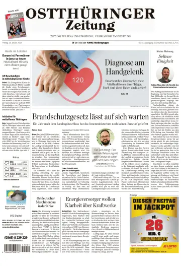 Ostthüringer Zeitung (Jena) - 26 Jan 2024