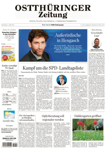Ostthüringer Zeitung (Jena) - 11 Apr 2024