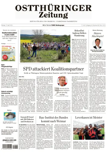 Ostthüringer Zeitung (Jena) - 15 Aib 2024