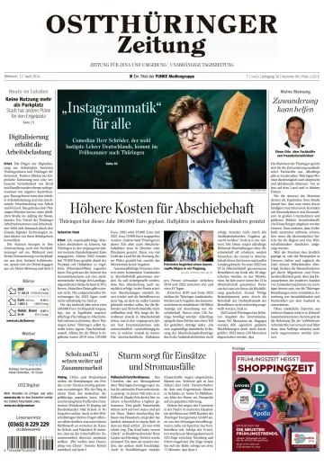 Ostthüringer Zeitung (Jena) - 17 Aib 2024