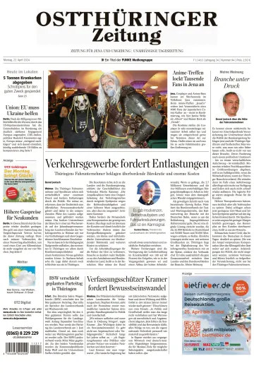 Ostthüringer Zeitung (Jena) - 22 Aib 2024