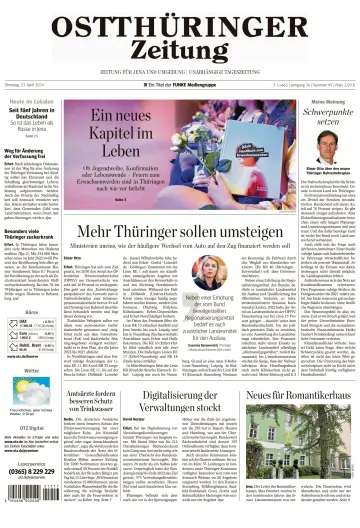 Ostthüringer Zeitung (Jena) - 23 Apr. 2024