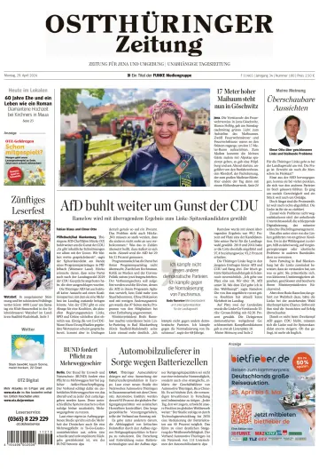 Ostthüringer Zeitung (Jena) - 29 апр. 2024