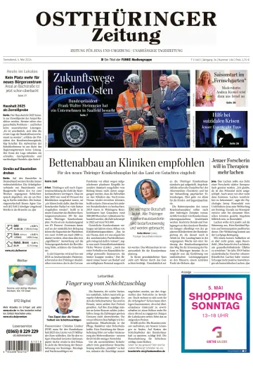 Ostthüringer Zeitung (Jena) - 04 五月 2024